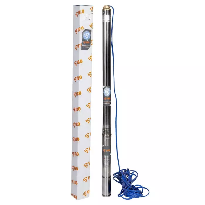 Pompă submersibilă IBO 2.5STM31, 2.5", 0,55 kW, 230V, 45 l/min, 85 m, cablu 20 m